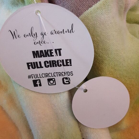 Jolie & Joy Tie-Dye Short Hoodie Front Pouch Women's Small - Picture 5 of 9